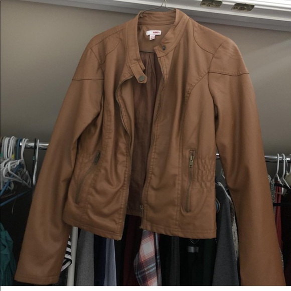 Brown leather jacket - Picture 1 of 1
